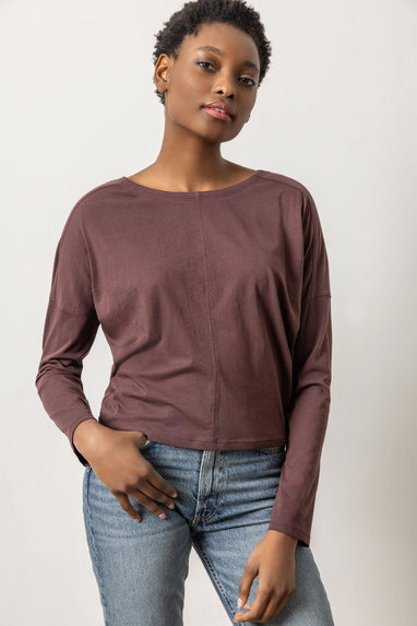 Lilla P Drop Shoulder Boatneck