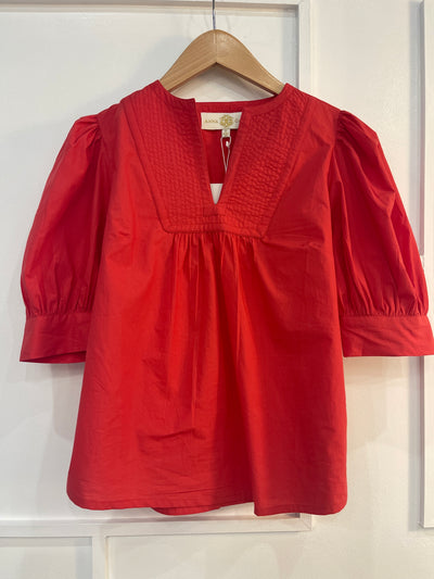 Anna Cate Emilia Top Red