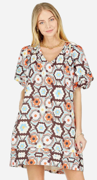 Joy Joy Puff Sleeve Dress