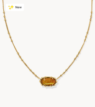 Kendra Scott Elisa Bamboo Amber Necklace