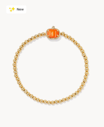 Kendra Scott Pumpkin Stretch Gold Orange Braclet