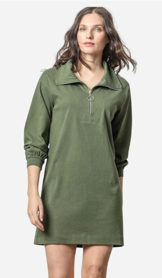 Lilla P Half Zip Dress