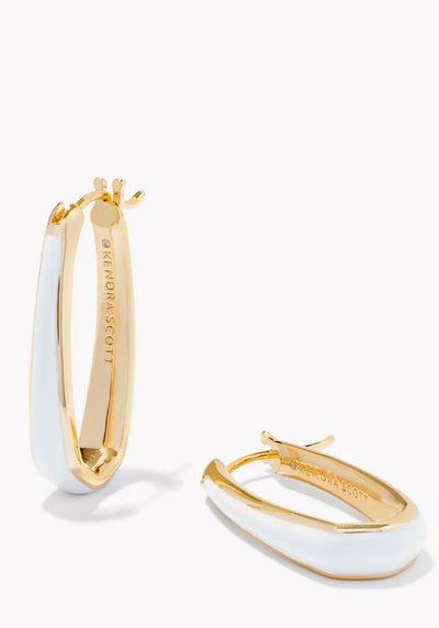 Kendra Scott Kelsey hoop earrings