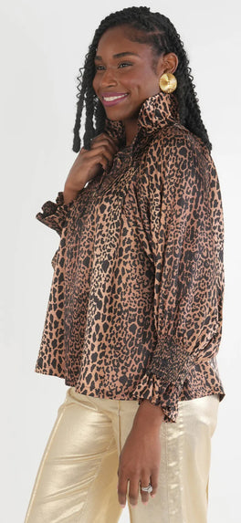 Emily McCarthy Lady Leopard Charlotte Top