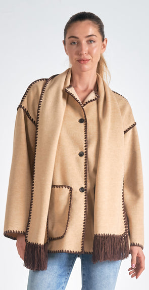 Elan Tan Jacket