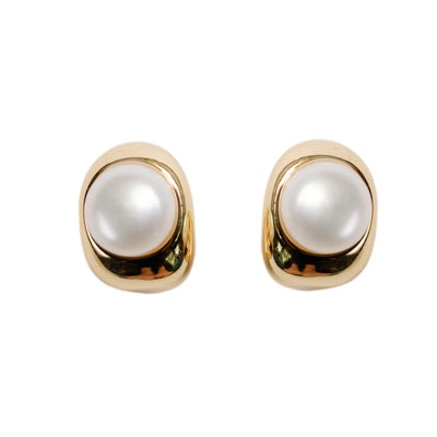 St Armands Pearl Huggie Mini Hoop Earrings