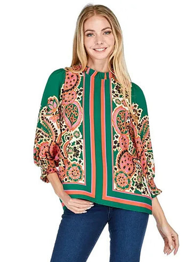 Joy Joy Gathers Neck Blouse