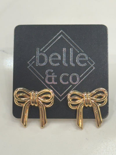 Belle Double Bow Earrings