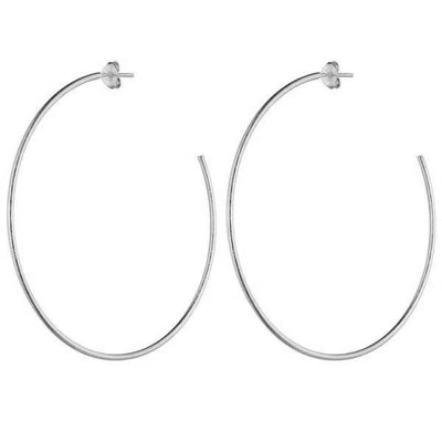 Sheila Fajl Silver Jillian Hoop