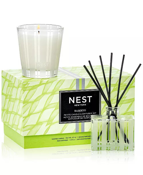 Nest Candle and Diffuser Set Bamboo