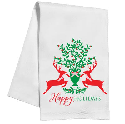 Emily McCarthy Royal Reindeers Kitchen Towels