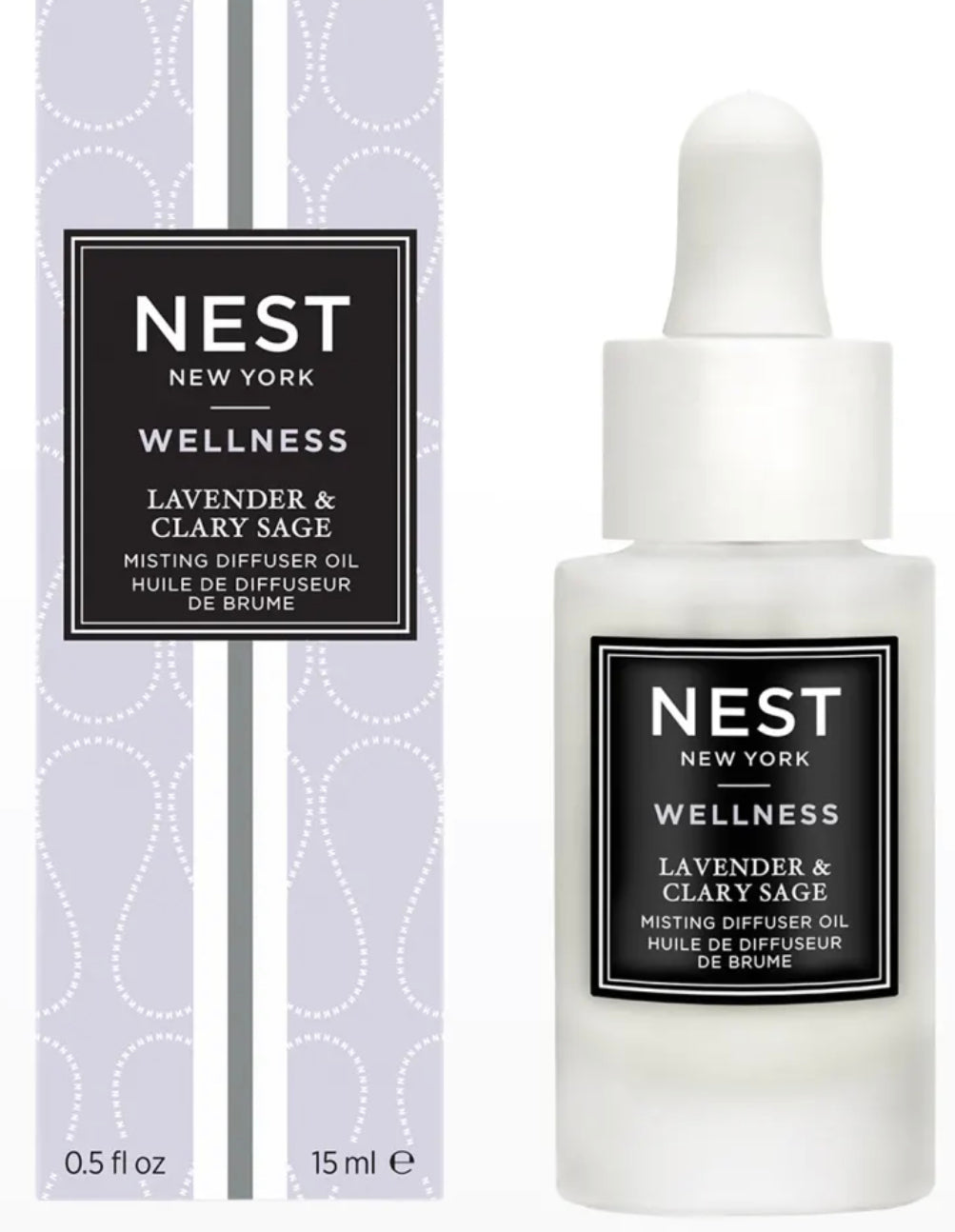 Nest 0.5 oz. Lavender & Clary Sage Misting Diffuser Oil